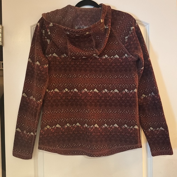 THE NORTH FACE PRINTED CRESCENT HOODED PULLOVER FLEECE - Picture 5 of 6